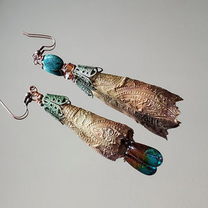 Topsy Turvy Earrings by Dana George Originals